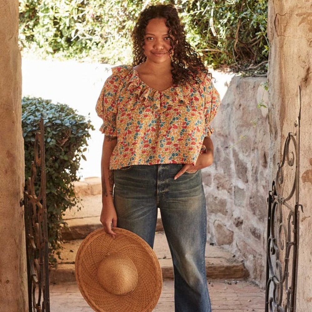 Doen Constance Top XS Liberty Print